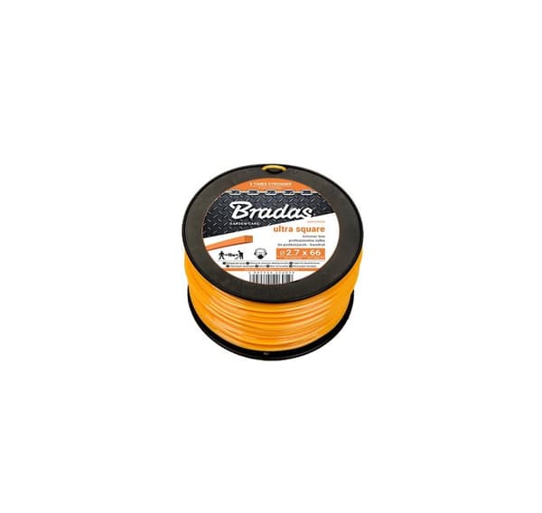 Trimmerline ULTRA-firkantet, 2,7x197m - 1,35KG / spole
