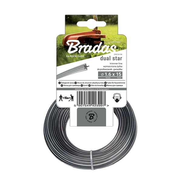Sæt med 20 produkter. Trimmerline RIPPER DUAL, stra 2,0mm x 15m