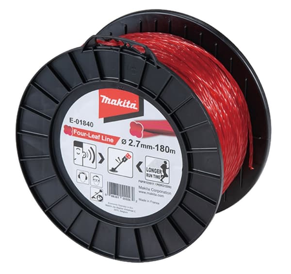 MAKITA MONOFILAMENT NYLON KLÖVER 2,7 mm/180 m