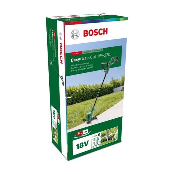 Bosch EasyGrassCut 18-230 Græstrimmer (Leveres med 1 batteri og 1 oplader) - PowerForAll
