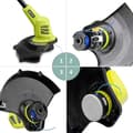 Miniatyrbild 6 av 6: 12-Pack trådspolar med 3 kåpor för Ryobi grästrimmer