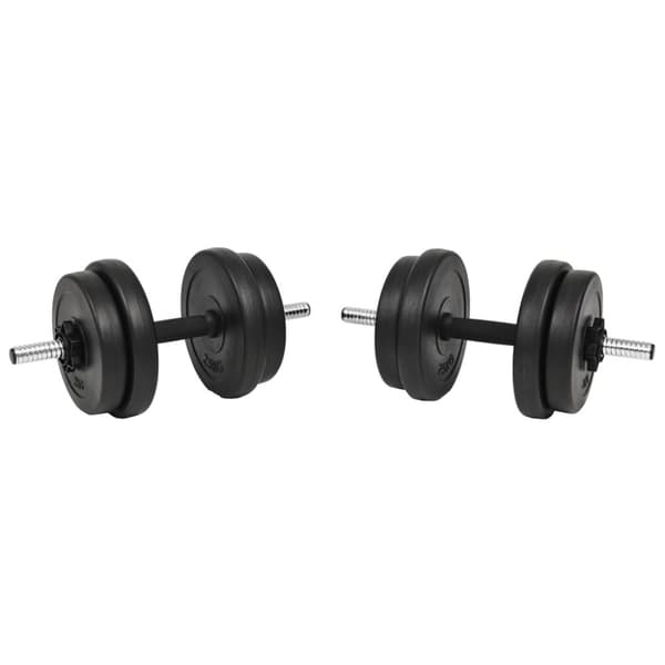 vidaXL håndvægtsæt i 14 dele 20 kg