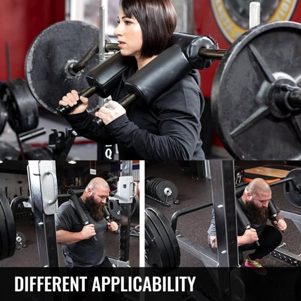 221,28 cm 317,51 kg kapacitet säkerhets squat bar med axel- och nackskydd, halkfri design, för olika träningar
