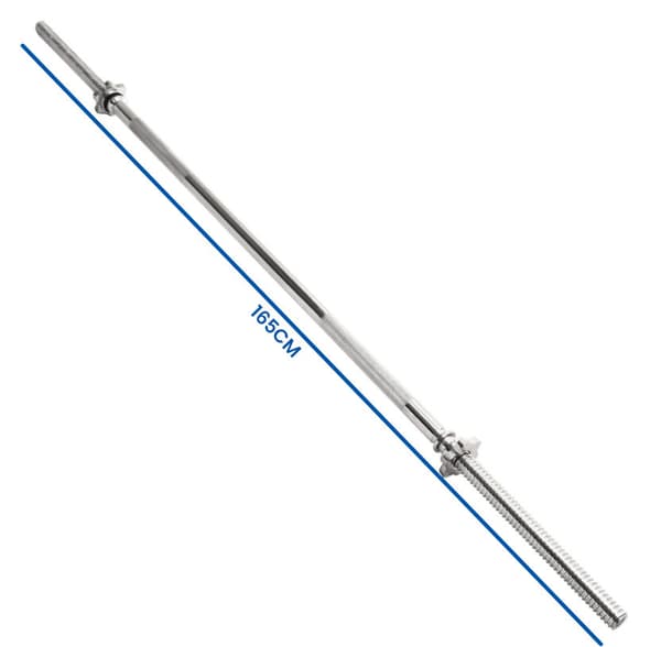 Viking Choice Professionel Krom Stang til Styrketræning, 165cm, 140kg Kapacitet