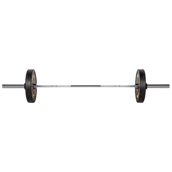 GO900 OLYMPIC BAR 20KG 2200MM HMS PREMIUM + ZG1500 SILVER LOCK KÆBEKLEMMER (2 stk)