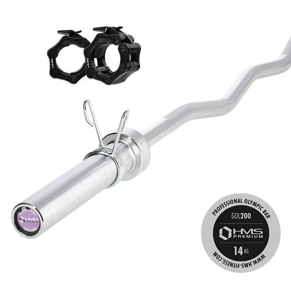 GOL200 + (ZG 1000B) OLYMPIC BAR 13,5KG 1500MM HMS PREMIUM
