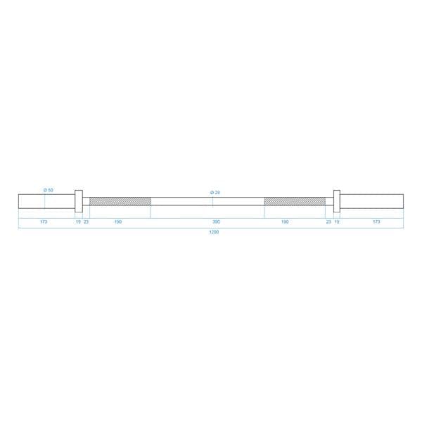 GO160 OLYMPIC GRIBE RAK 8,3KG 1200MM + ZG1000 RED HMS PREMIUM