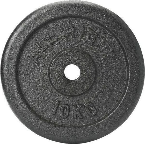 Barre - hantel - vikt Allright - FE03018 - SVART LAST 20kg