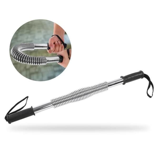 TD® Spring bar fitnessutrustning styrketräning torsion bar pull-up axlar bröstkorg 40kg power resista