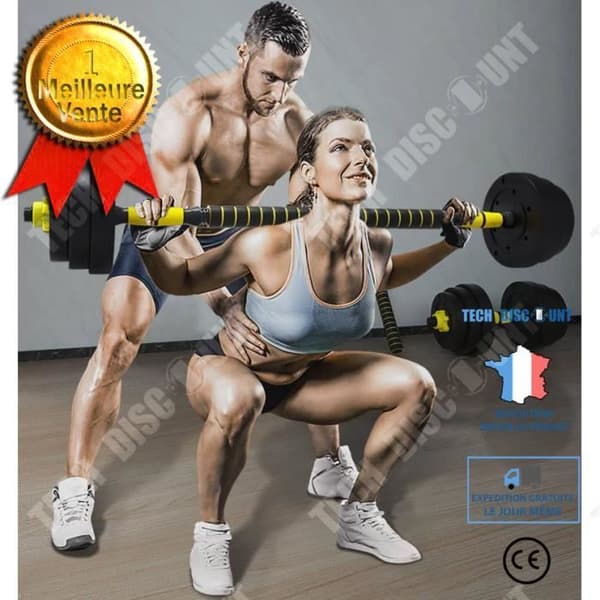 TD® Miljöskydd för män Hantel Hemkonditionsutrustning Avtagbar- 30 kg