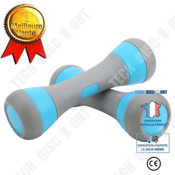 TD® Small Yoga Hantlar Fitness Tillbehör för kvinnor (blå)