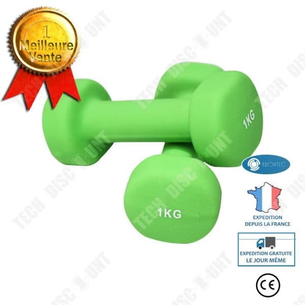 TD® Miljöskydd för män Hantel Hem Fitness Equipment-Color Mix 1kg*2