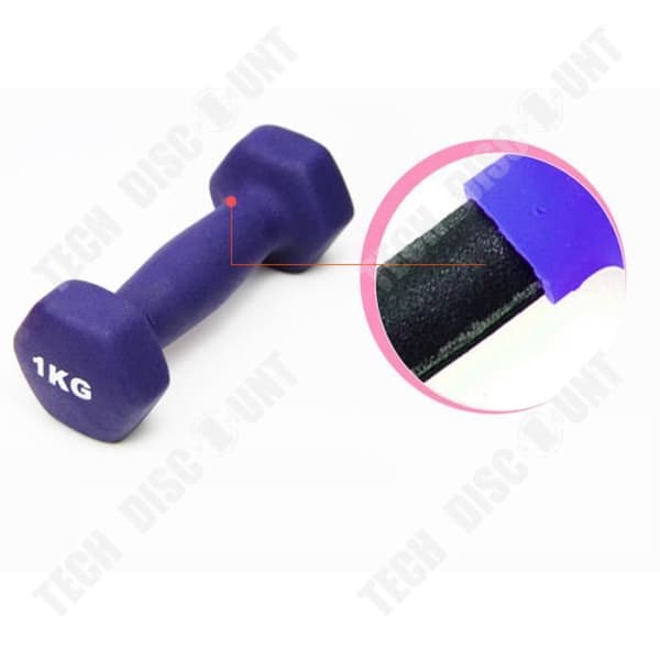 TD® 2*Rosa 2kg-hantlar Fitness Hushållshantlar Kvinnor går ner i vikt Tunn arm Kvinnor går ner i vikt