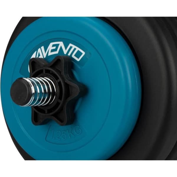 AVENTO HANTEL 15KG MED SYNTETISKA SKIVER