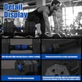 Miniatyrbild 5 av 6: Justerbara hantlar 4 i 1 Ekologiskt set omvandlingsbar till stång, kettlebell, armhävningshandtag 10KG