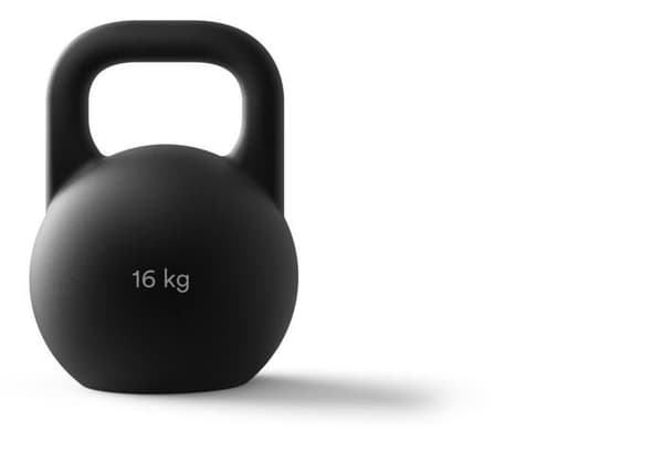 Bar - hantel - vikt Stryve - 1 - Kettlebell | 6 kg Unisex-vuxen, helsvart