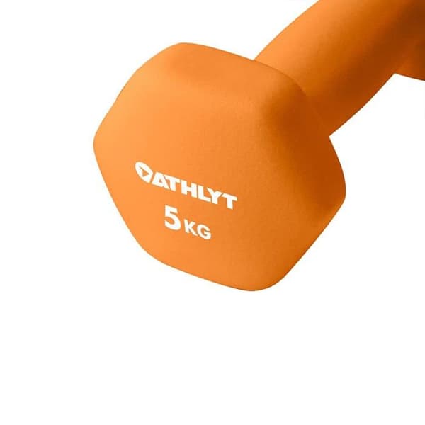 Stång - hantel - vikter Athlyt - ATH-NDB5 - Par neoprenhantlar