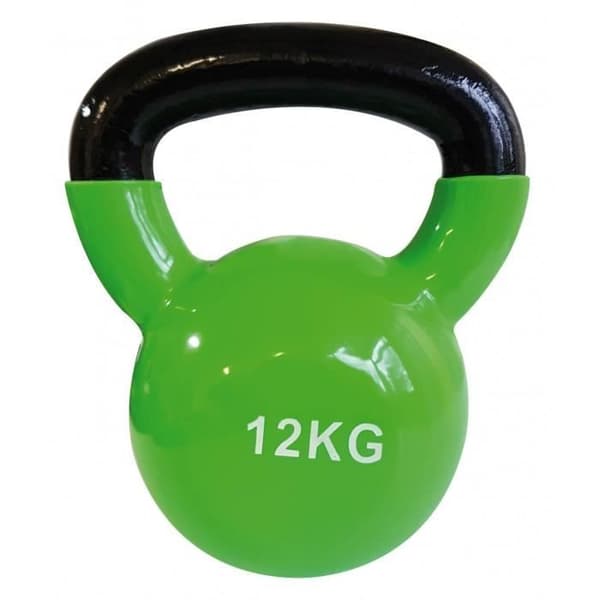 Kettlebell 12 kg - SVELTUS - Bättre grepp - Vinylbeläggning