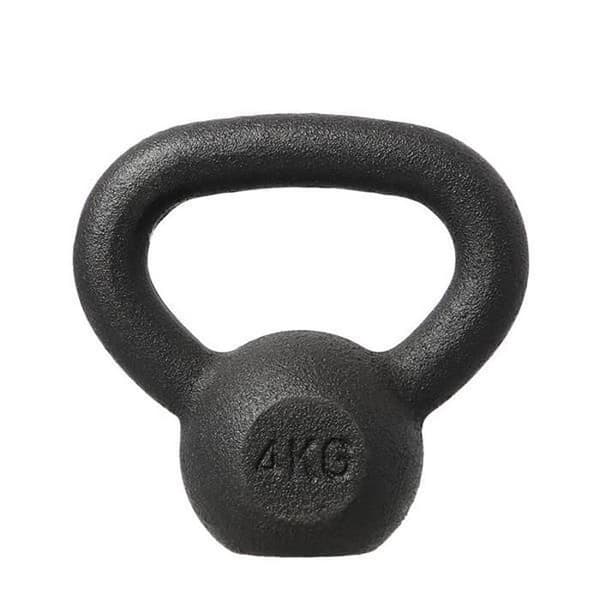 Gjutjärnshantlar - HMS - KZG - 10 kg - Svart - Mångsidig kettlebell