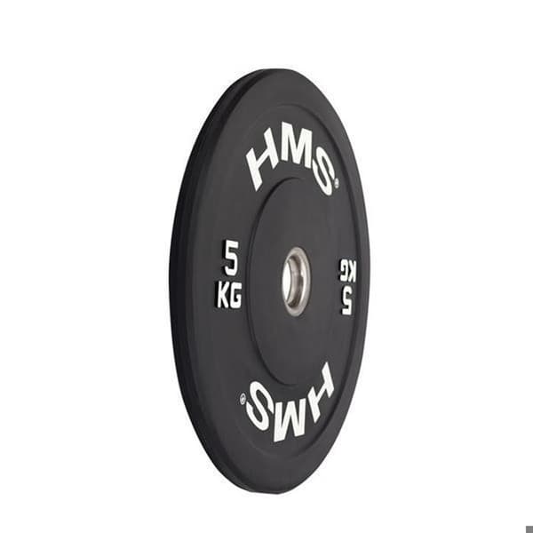 Hantel - HMS - BBR05 - Högkvalitativ gummi - 5 till 25 kg - Intensiv användning