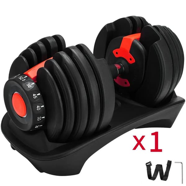 Justerbara hantlar, viktintervall 2,5 kg-24 kg, ergonomisk design, säkerhetsfunktioner,1ST