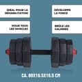 Miniatyrbild 3 av 6: Hantelset - Umbro - 19 delar - Svart - Bodybuilding - Blandat