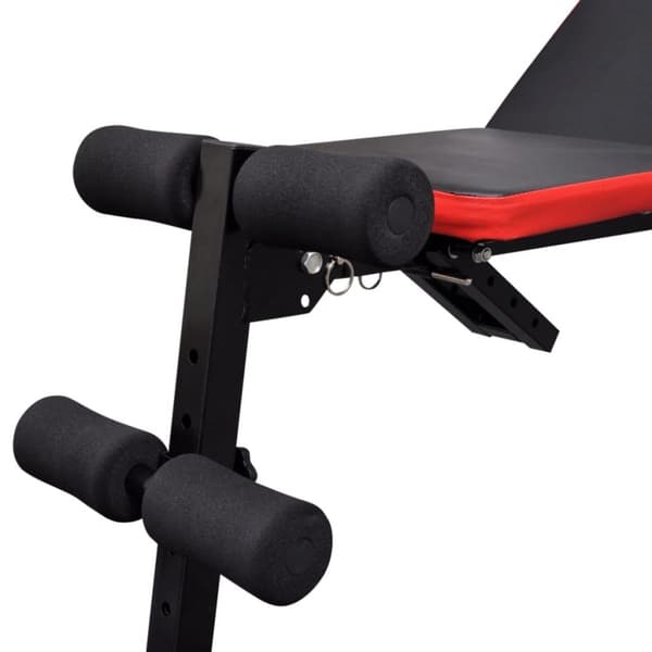 vidaXL Justerbar situp-benk multiinnstilling