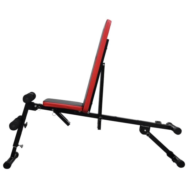 vidaXL Justerbar situp-benk multiinnstilling