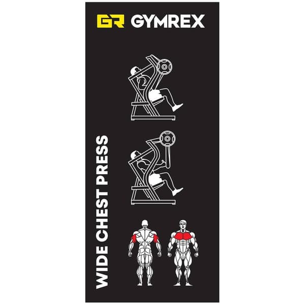 Gymrex Bröstpress - 135 kg