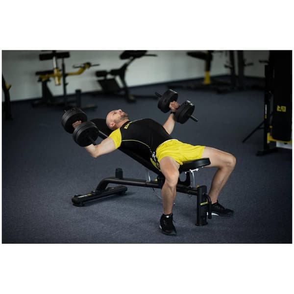 Gymrex Träningsbänk - Ställbar