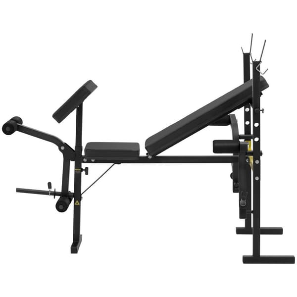 Gymrex Multifunktionell träningsbänk - belastbar upp till 100 kg - justerbar