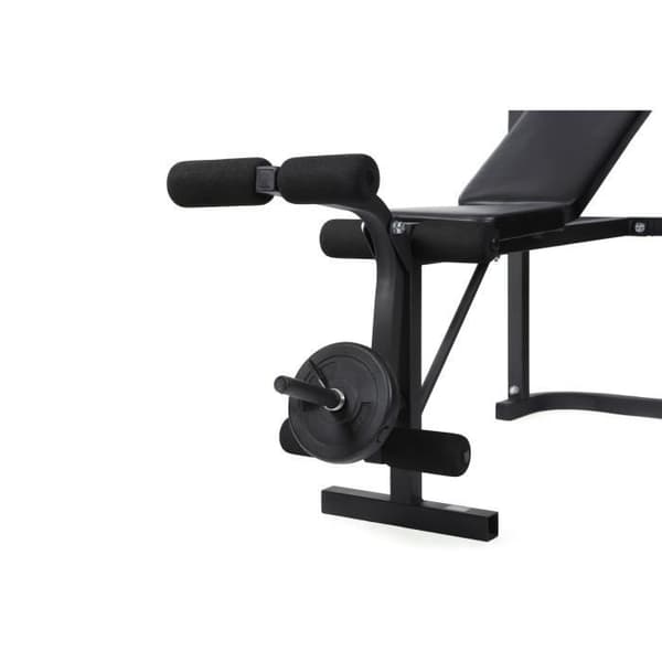 Viktbänk med stång + 20 kg vikt ingår - O'Fitness - Perfekt för fysisk aktivitet hemma