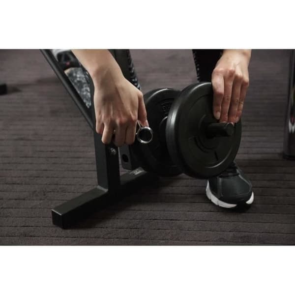 Viktbänk med stång + 20 kg vikt ingår - O'Fitness - Perfekt för fysisk aktivitet hemma