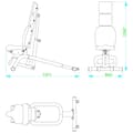 Miniatyrbillede 6 af 6: Dkn Technology Vægtbænk F2g Sort