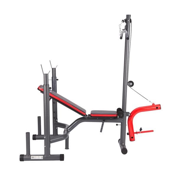 LS7206 HMS BARBELL BÄNK MED UTDRAG
