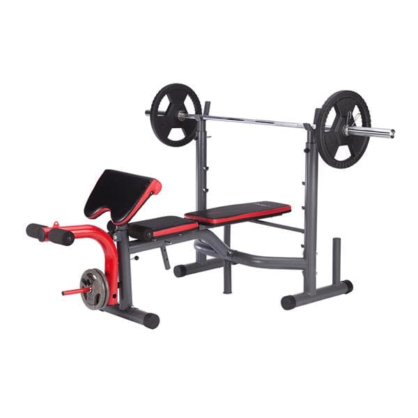 LS7206 HMS BARBELL BÄNK MED UTDRAG