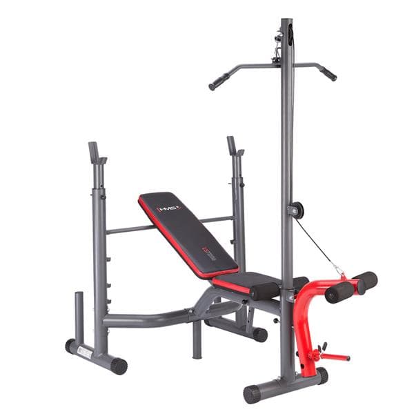 LS7206 HMS BARBELL BÄNK MED UTDRAG