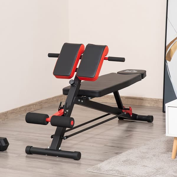 Justerbar Dumbbell Bænk, Multi, 64x146x73.5-85 cm, Sort