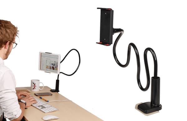 Hållare för Surfplatta & Mobil / iPad -Flexibel Arm Bordshållare