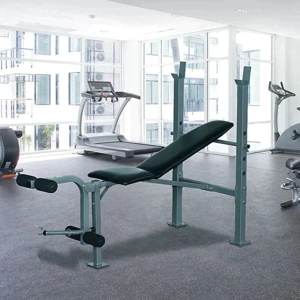 Rootz Trainingsbank - Multifunktionsvægtbænk - Træningsbænk - Justerbar vægtbænk - Fitnessudstyr - Rack-sort - 165 X 68 X 114 Cm