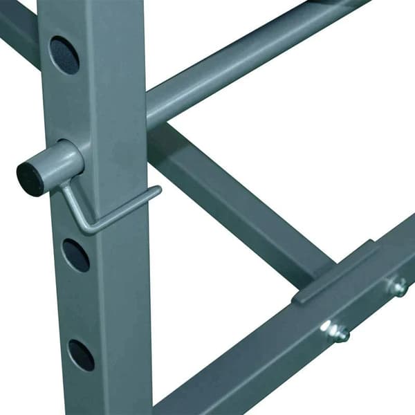 Rootz Trainingsbank - Multifunktionsvægtbænk - Træningsbænk - Justerbar vægtbænk - Fitnessudstyr - Rack-sort - 165 X 68 X 114 Cm