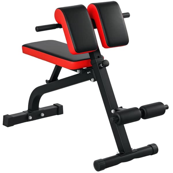 Rootz Multifunktionel justerbar vægtbænk - Fitness Bench - Curl Station - Foldbar pladsbesparende - 103 cm x 65 cm x 67-98 cm