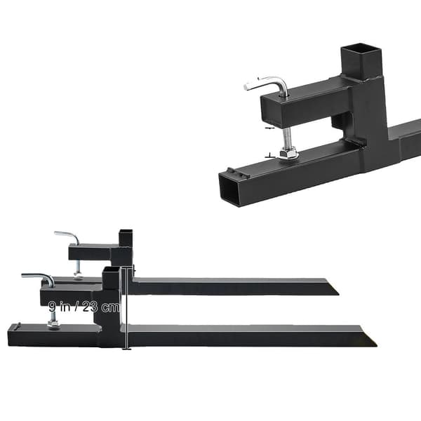 Klemme til pallegafler, 2000 lbs kapacitet, 43 tommer dimensioner,43 tommer ikke justerbar