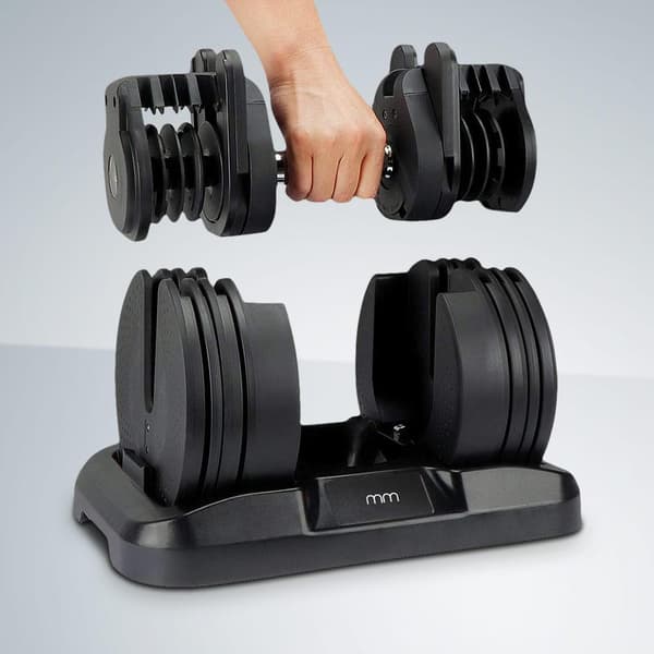 2-pack Justerbara Hantlar - Hantel med Justerbar Vikt 20 kg
