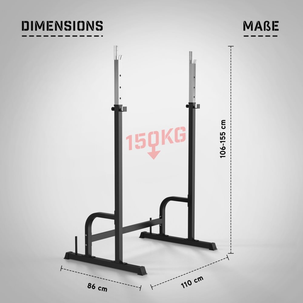 Physionics squat online rack