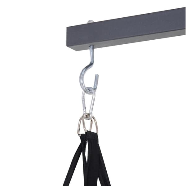 Rootz nyrkkeilysäkin pidike - Nyrkkeilysäkkiteline - Nyrkkeilysäkillä - 100 KG - Teräs - 104 x 156 x 202 cm