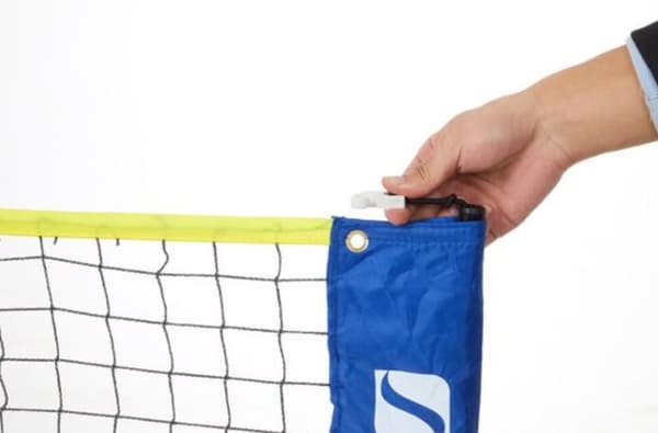 Rootz sulkapalloverkko - Lentopalloverkko - Tennisverkko - Sininen - Keltainen - Metalli - Muovi - Kantolaukku - Säädettävä - 500 x 103 x 155 cm