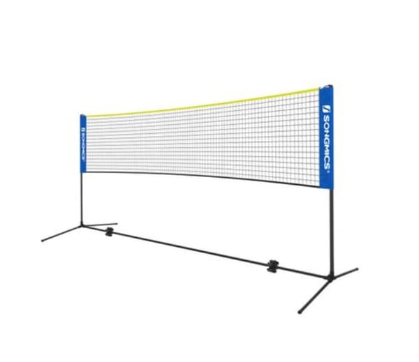 Rootz sulkapalloverkko - Lentopalloverkko - Tennisverkko - Sininen - Keltainen - Metalli - Muovi - Kantolaukku - Säädettävä - 500 x 103 x 155 cm
