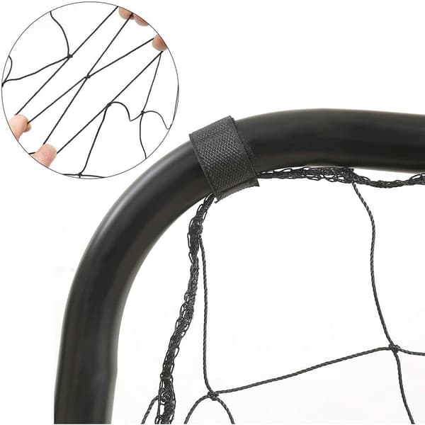 Rootz fotbollsmål - Stryk - Lätt att sätta upp och ta ner - Svart - 215 x 76 x 150 cm