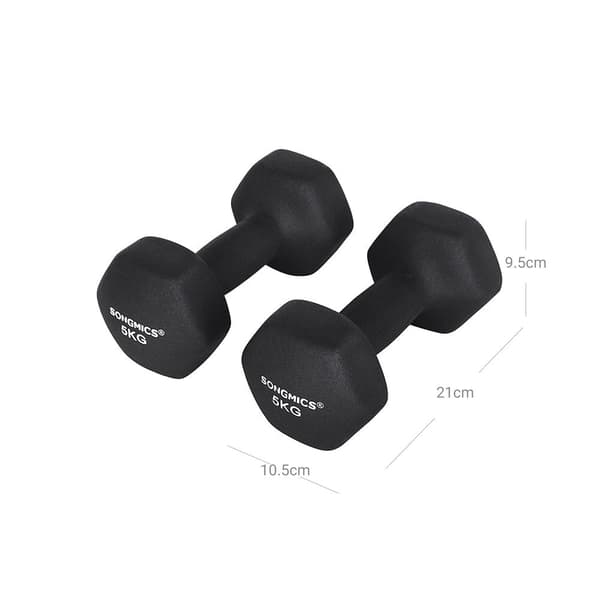 Rootz käsipainot - 2 säädettävän käsipainon sarja - Mattapinnoitteella - Liukumaton mattakäsipaino - Fitness käsipainot - Mukavuuskahva - Kestävät kum